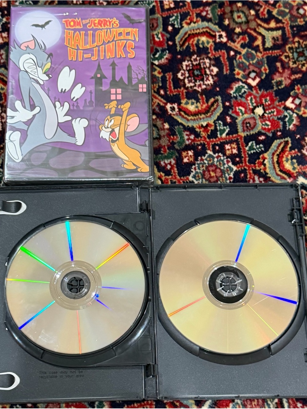 TOM & JERRY HALLOWEEN HI-JINKS /WIZARD OF OZ/THE MAJIC RING DVDS - Picture 4 of 4